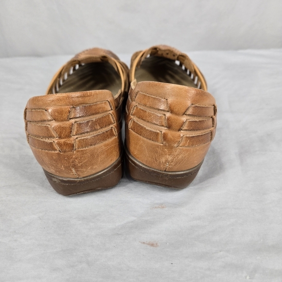 Footsmart Tejidas Tampa Women's Slip On Shoes Leather Brown Size 9 M COMFY - Picture 6 of 8